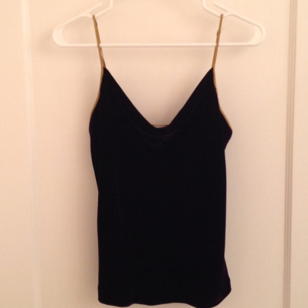 Purple Velvet/Satin Silk Camisole S. Like new